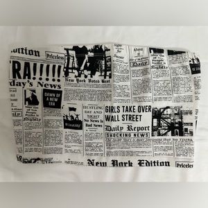 Forever 21 girl power newsprint tube top